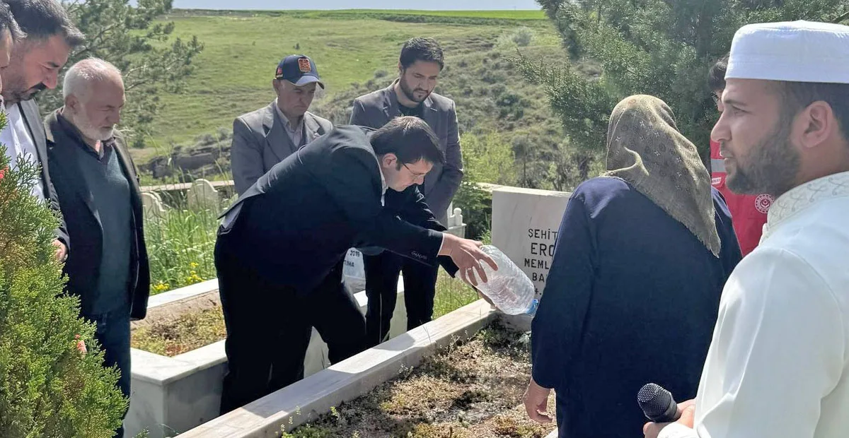 Yozgat'ın Yerköy ilçesinde, vatan için can veren şehitlerin anma etkinliği