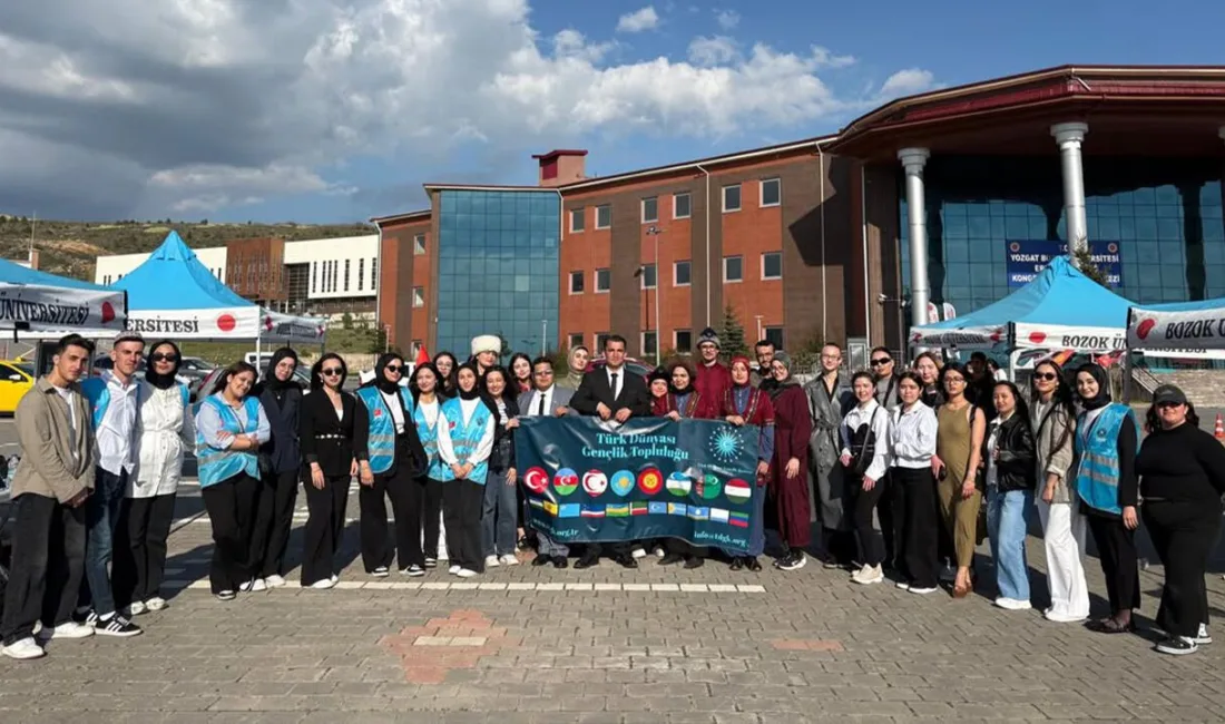 Yozgat Bozok Üniversitesi'nde Türk Dünyası Gençlik Topluluğu tarafından düzenlenen Türk