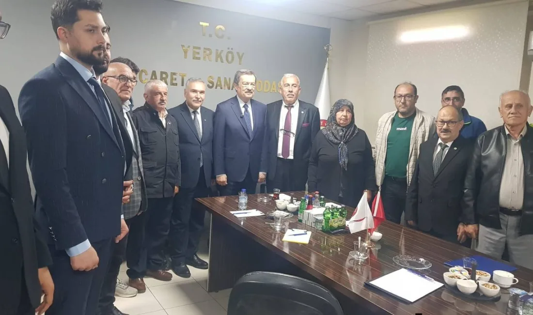 İYİ Parti Yozgat Milletvekili Lütfullah Kayalar, Yerköy ilçesinde Ticaret ve