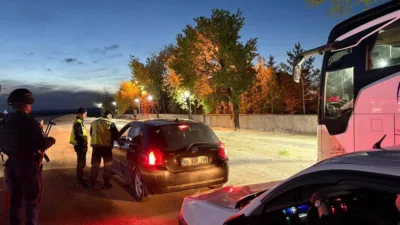 Yozgat'ta gerçekleştirilen "Şok Huzur ve Güven" uygulamasında jandarma ve emniyet