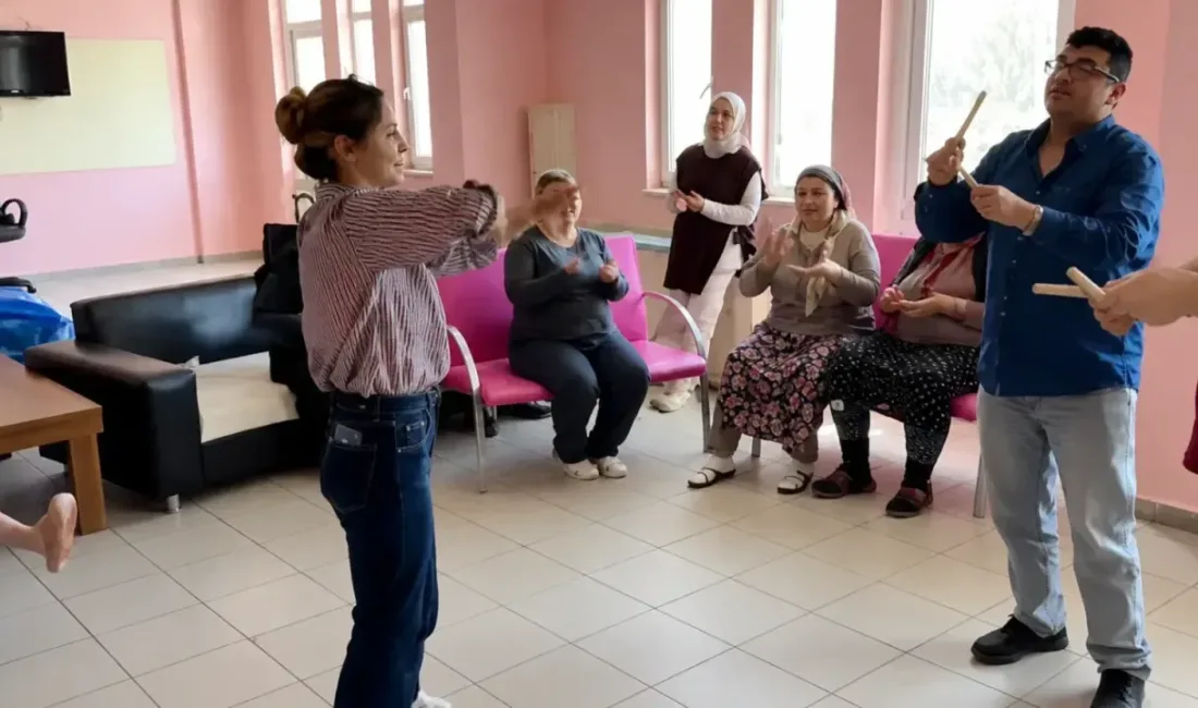 Yozgat Aile ve Sosyal Hizmetler İl Müdürlüğü bünyesindeki merkezde ritim