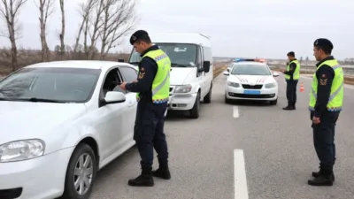 Yozgat'ın Boğazlıyan ilçesinde jandarma ekipleri tarafından gerçekleştirilen trafik denetiminde 112