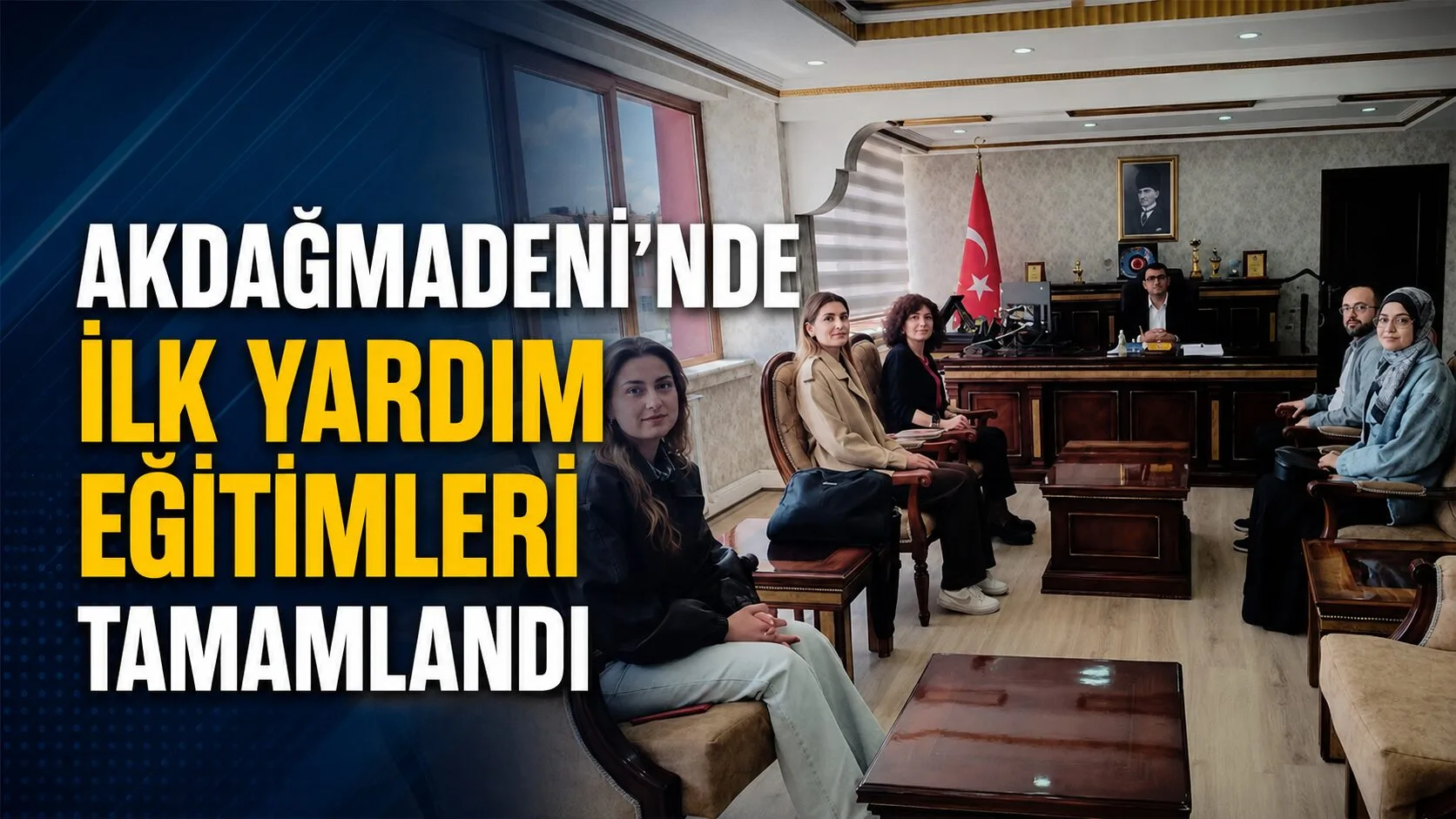 Yozgat'ın Akdağmadeni ilçesinde, “Hayata Nefes Akdağmadeni” projesi kapsamında gerçekleştirilen Temel