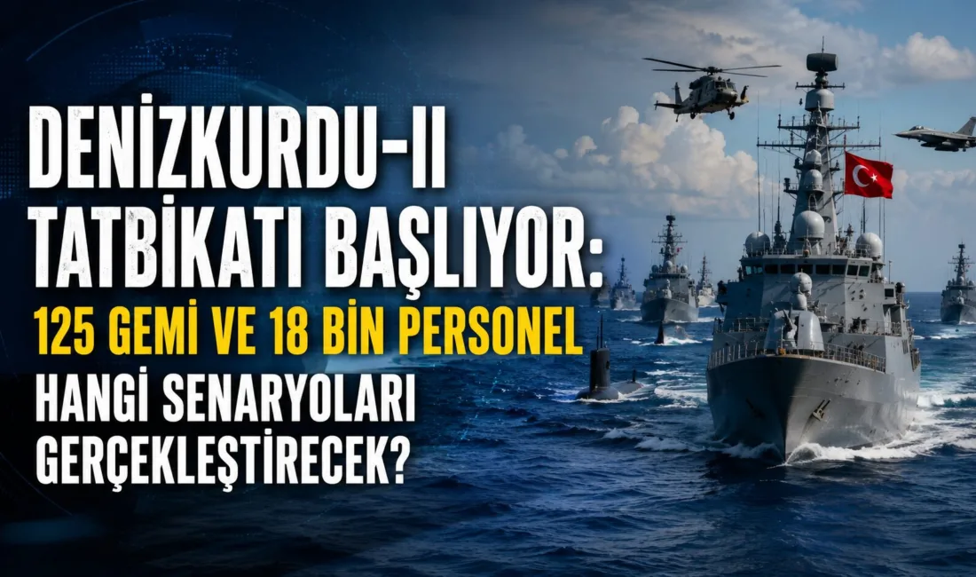 Deniz Kuvvetleri Komutanlığı'nın düzenlediği Denizkurdu-II/2026 Tatbikatı, 4-14 Haziran tarihleri arasında