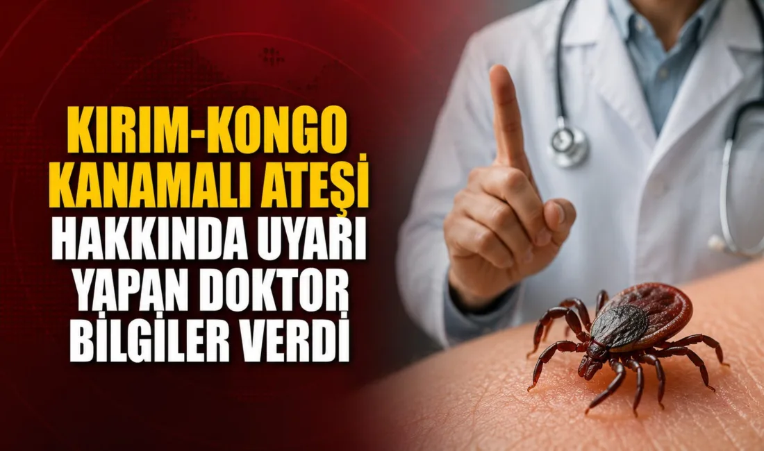 Yozgat Bozok Üniversitesi'nde görevli Dr. Nuriye Yalçın Çolak, Kırım-Kongo Kanamalı