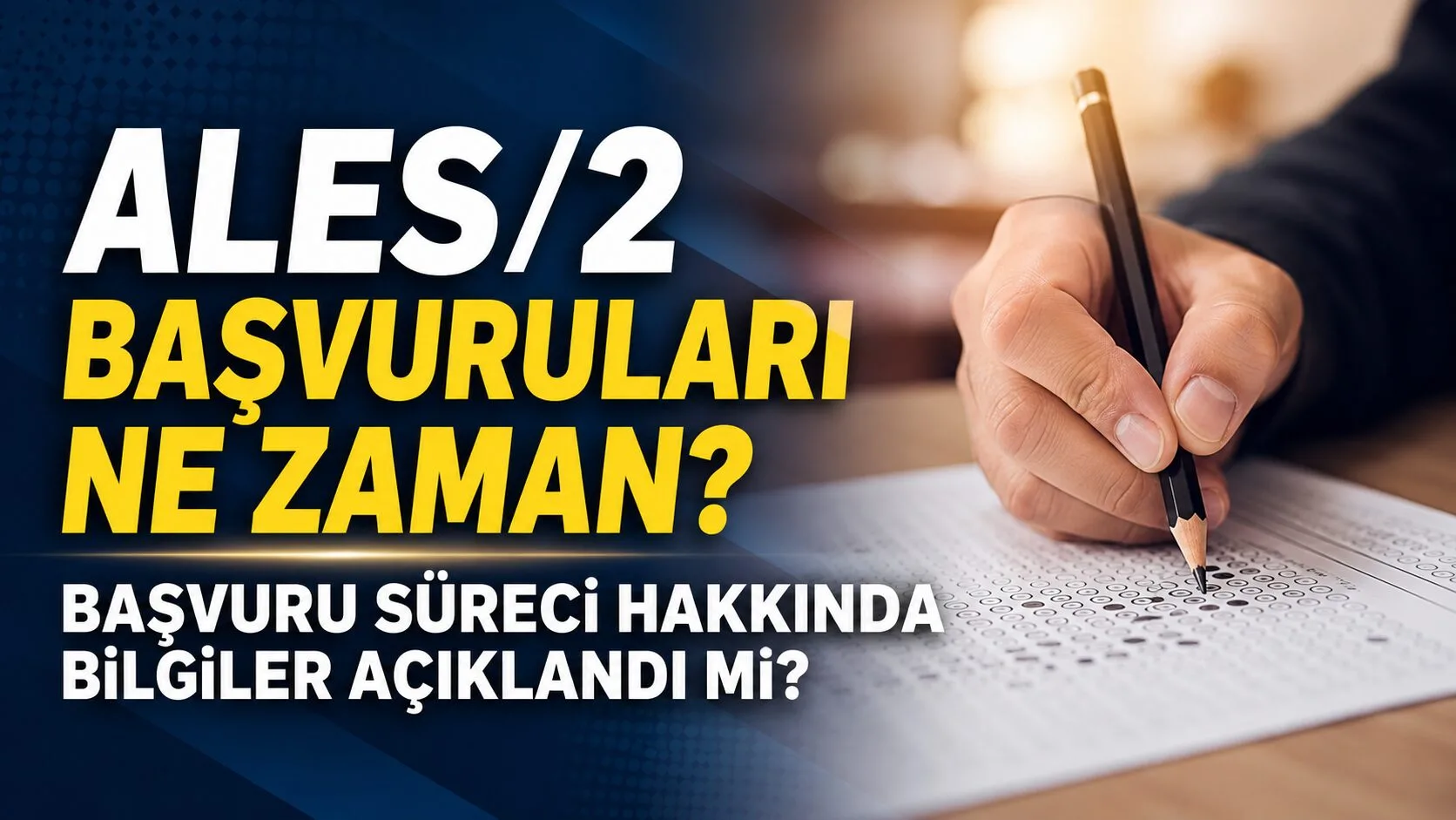 2026 Akademik Personel ve Lisansüstü Eğitimi Giriş Sınavı (ALES/2) başvuru