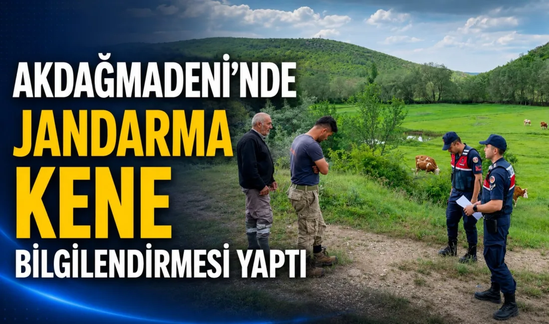 Yozgat'ın Akdağmadeni ilçesinde, jandarma ekipleri kene ısırmalarına karşı alınması gereken
