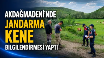 Yozgat'ın Akdağmadeni ilçesinde, jandarma ekipleri kene ısırmalarına karşı alınması gereken