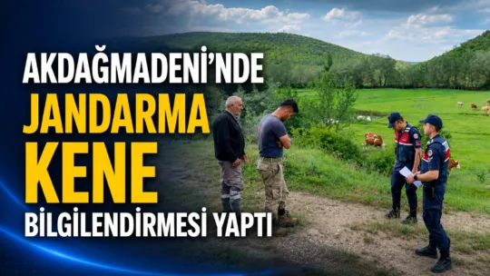 Yozgat'ın Akdağmadeni ilçesinde, jandarma ekipleri kene ısırmalarına karşı alınması gereken