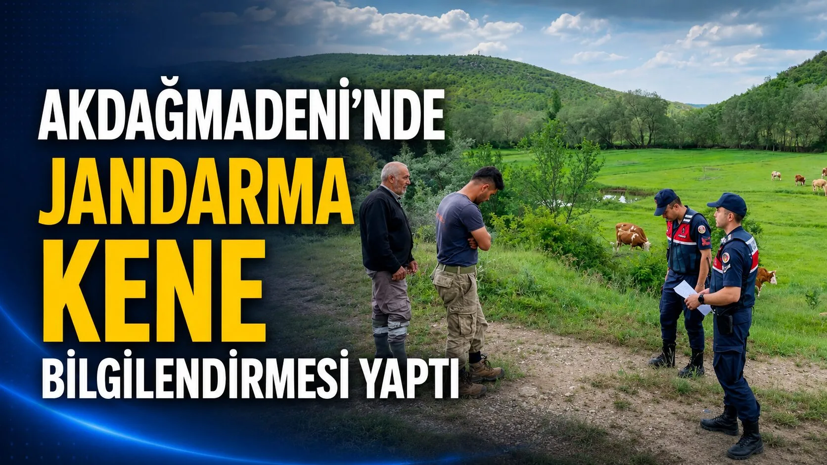 Yozgat'ın Akdağmadeni ilçesinde, jandarma ekipleri kene ısırmalarına karşı alınması gereken
