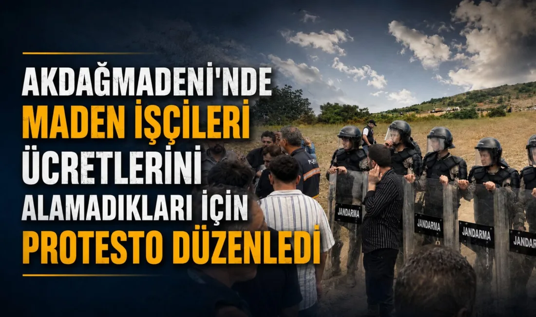Yozgat'ın Akdağmadeni ilçesindeki bir maden işletmesinde çalışan işçiler, dört aydır