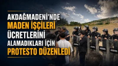 Yozgat'ın Akdağmadeni ilçesindeki bir maden işletmesinde çalışan işçiler, dört aydır