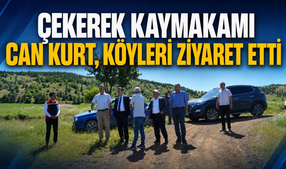 Çekerek Kaymakamı Can Kurt, İlçe Tarım ve Orman Müdürü ile