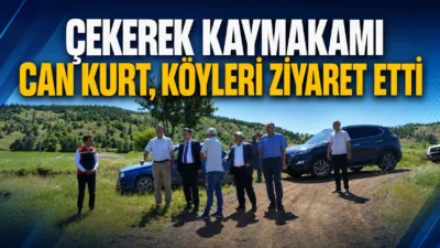 Çekerek Kaymakamı Can Kurt, İlçe Tarım ve Orman Müdürü ile
