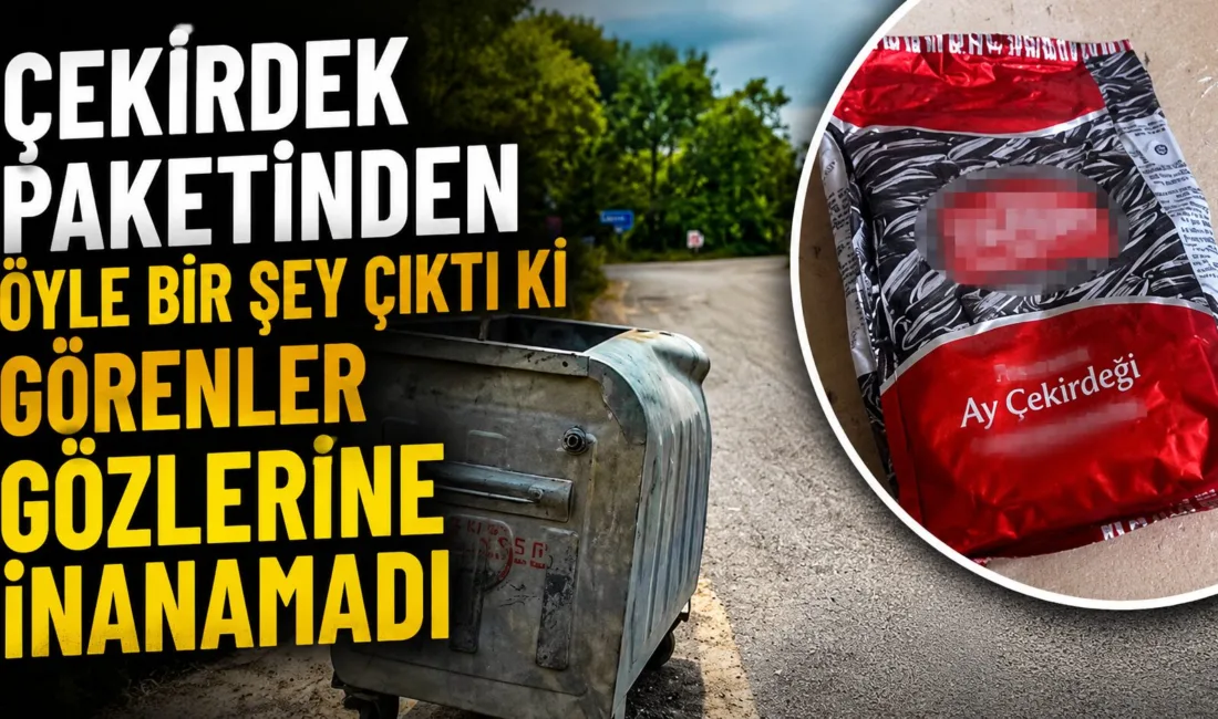 Bir araçtan atılan boş çekirdek paketinde yaklaşık 20 gram metamfetamin