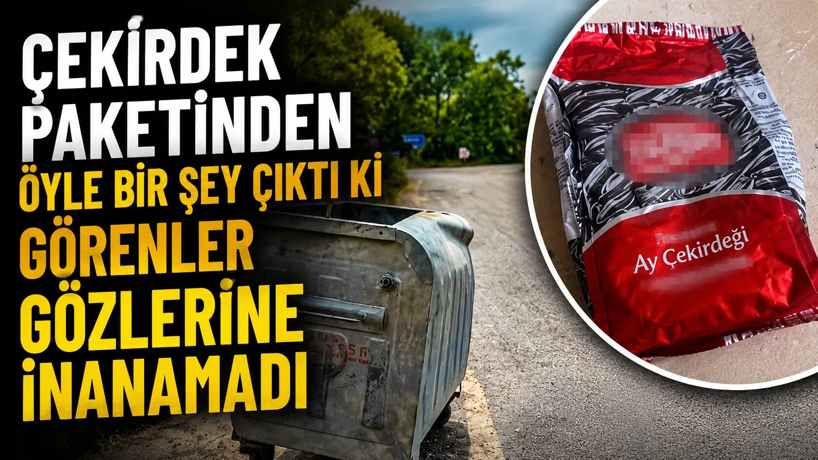 Bir araçtan atılan boş çekirdek paketinde yaklaşık 20 gram metamfetamin