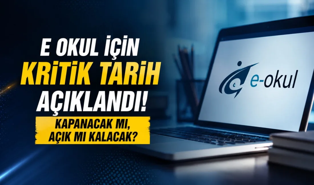 Yaz tatiline günler kala öğrenciler ve veliler E Okul sistemiyle