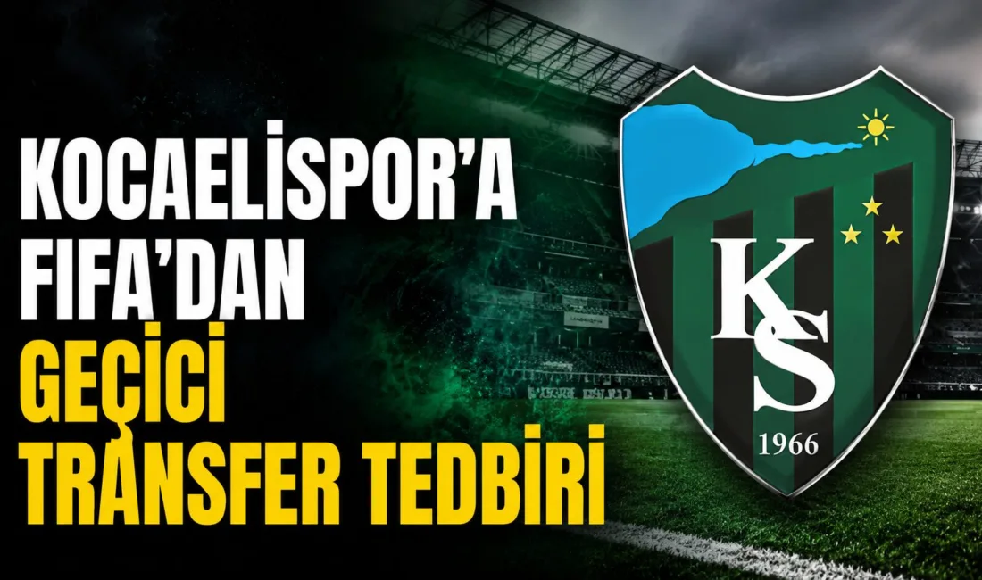 Kocaelispor'a, FIFA'nın "Clearing House" sistemine yönelik ihlaller nedeniyle geçici transfer