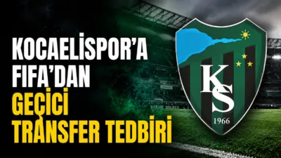 Kocaelispor'a, FIFA'nın "Clearing House" sistemine yönelik ihlaller nedeniyle geçici transfer