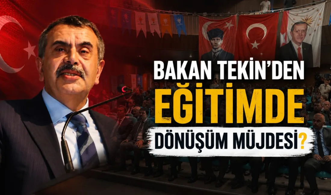 Milli Eğitim Bakanı Yusuf Tekin, Yozgat programı sırasında AK Parti