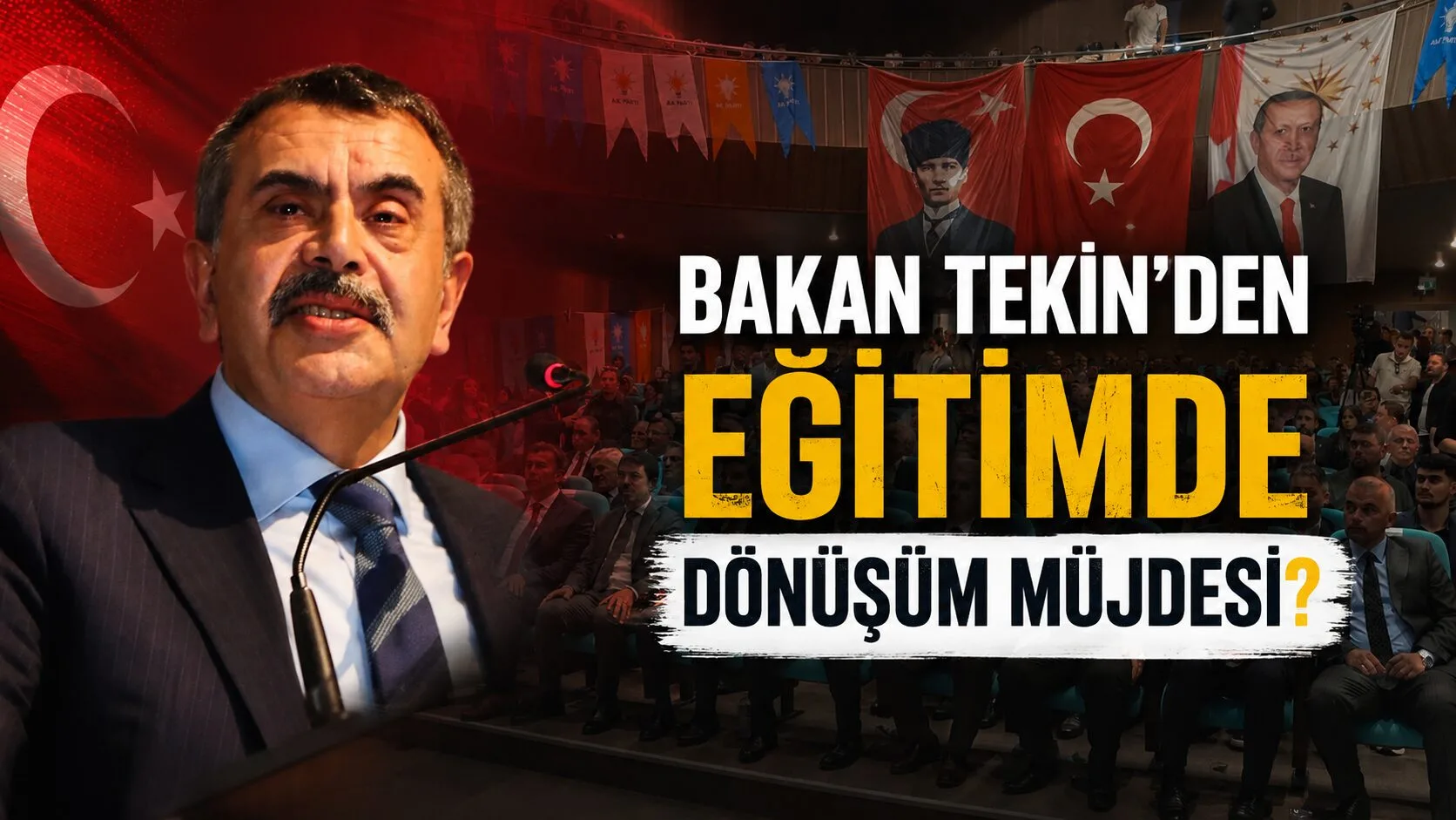 Milli Eğitim Bakanı Yusuf Tekin, Yozgat programı sırasında AK Parti