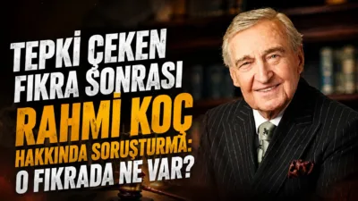 İş insanı Rahmi Koç, fıkrasında kullandığı ifadeler nedeniyle sosyal medyada