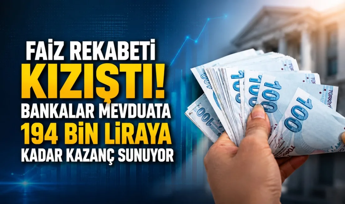 Faiz oranlarının yüksek seyrini koruduğu dönemde bankalar mevduat müşterilerini çekmek