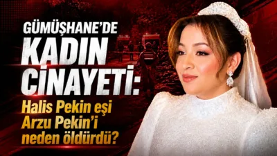 Gümüşhane'nin Torul ilçesinde 26 yaşındaki Halis Pekin, eşi Arzu Pekin