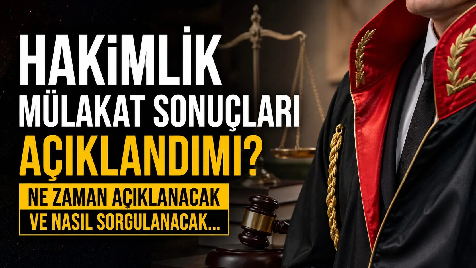 Hakimlik ve Savcı Yardımcılığı mülakat sonuçları henüz açıklanmadı. Adaylar, Adalet