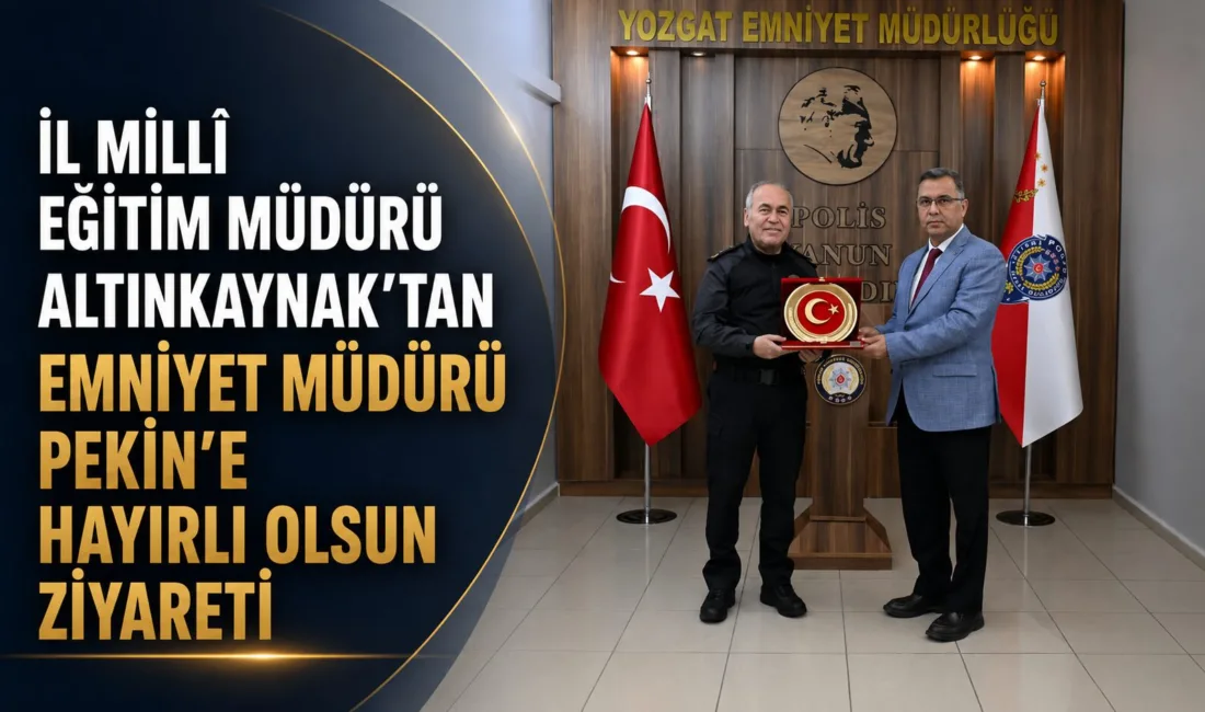 İl Millî Eğitim Müdürü İsmail Altınkaynak, ilimize yeni atanan 1.