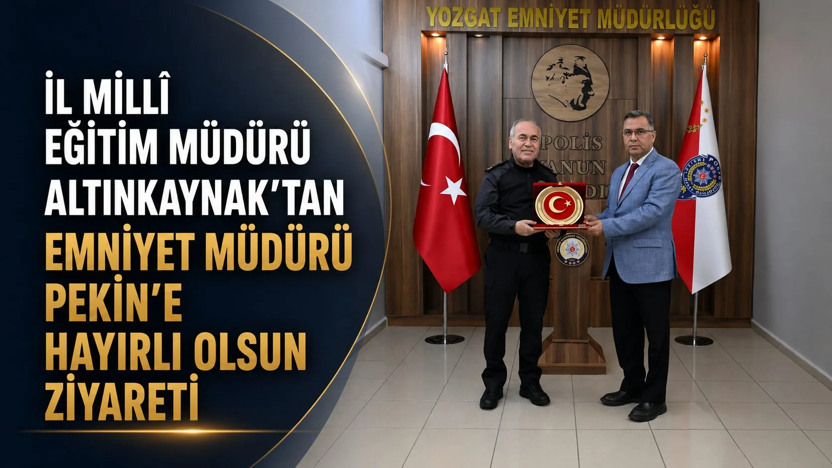 İl Millî Eğitim Müdürü İsmail Altınkaynak, ilimize yeni atanan 1.