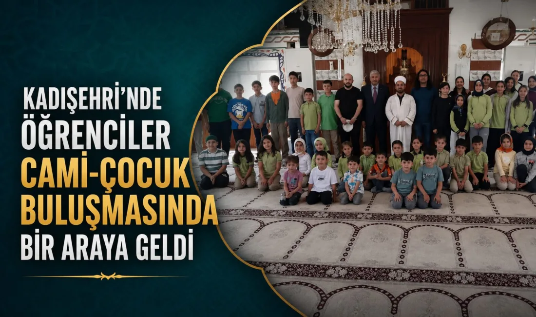 Yozgat'ın Kadışehri ilçesinde, Üçağaç Mahallesi İlköğretim Okulu öğrencileri, öğretmenlerinin rehberliğinde