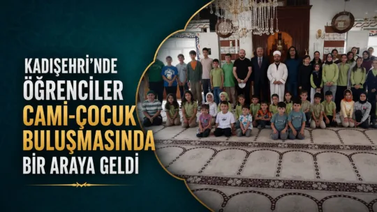 Yozgat'ın Kadışehri ilçesinde, Üçağaç Mahallesi İlköğretim Okulu öğrencileri, öğretmenlerinin rehberliğinde