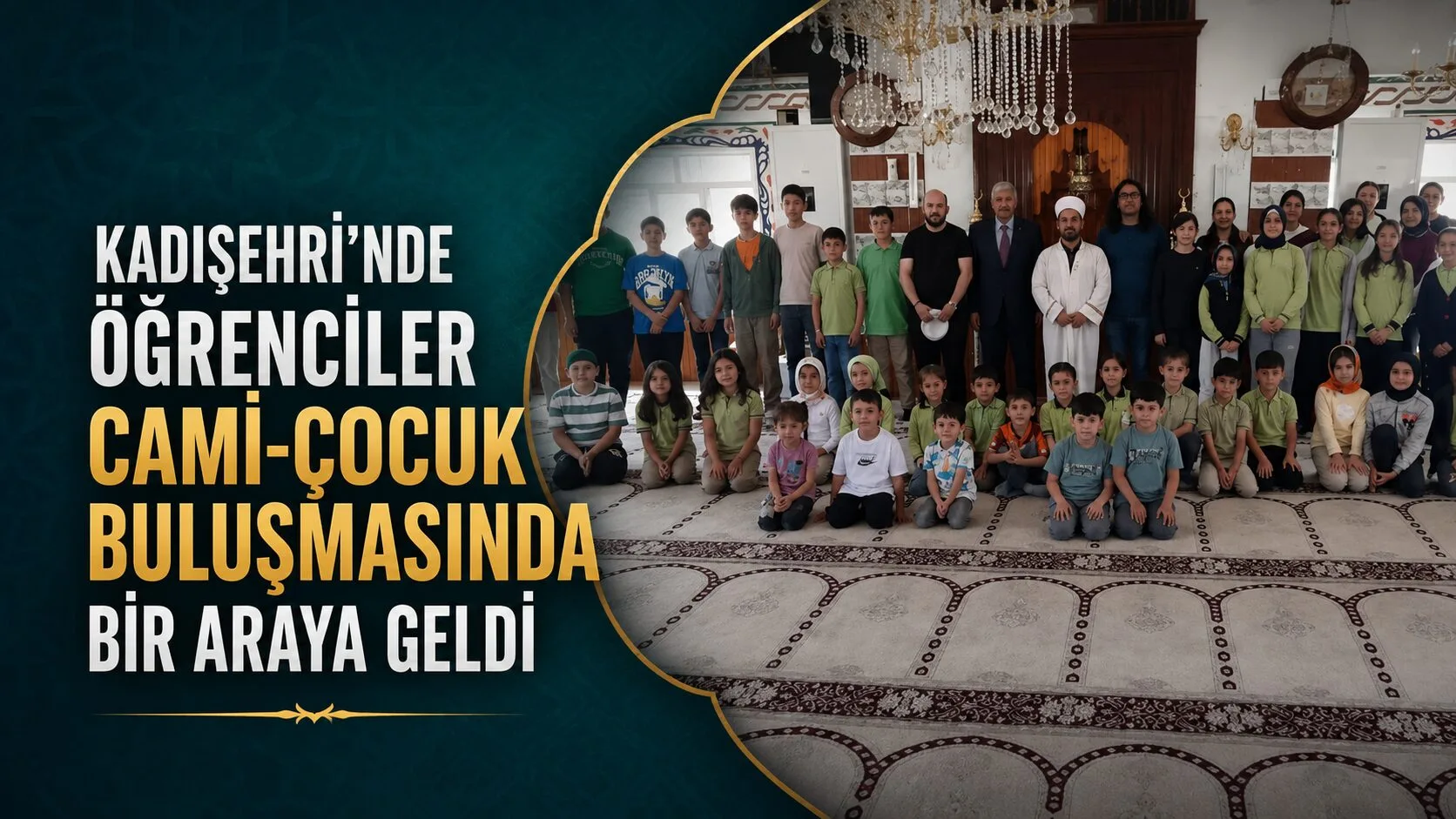 Yozgat'ın Kadışehri ilçesinde, Üçağaç Mahallesi İlköğretim Okulu öğrencileri, öğretmenlerinin rehberliğinde