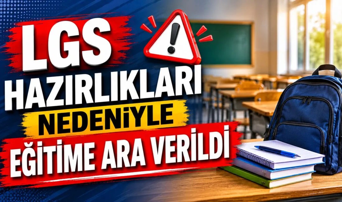 Milli Eğitim Bakanlığı, LGS hazırlıkları kapsamında 12 Haziran Cuma günü