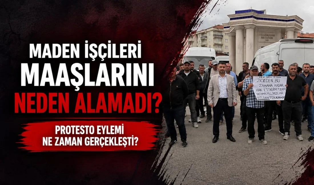 Yozgat'ın Akdağmadeni ilçesinde, Yıldızlar Holding'e bağlı kurşun-çinko maden ocağında çalışan