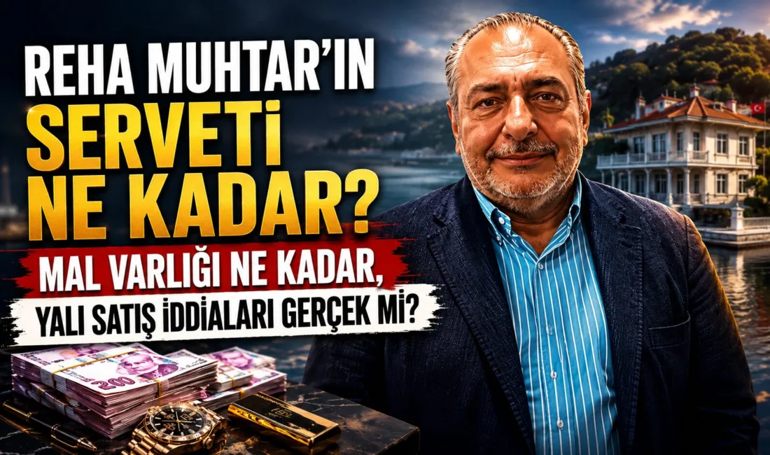 Ünlü gazeteci Reha Muhtar'ın vefatının ardından, mal varlığı ve serveti