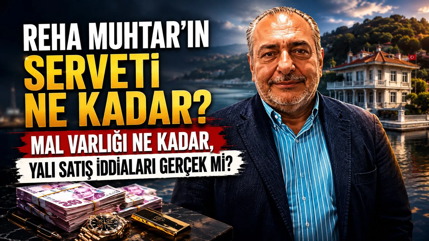 Ünlü gazeteci Reha Muhtar'ın vefatının ardından, mal varlığı ve serveti