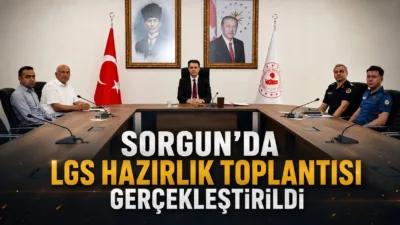 Yozgat'ın Sorgun ilçesinde, Liselere Geçiş Sistemi (LGS) sınavı için hazırlık