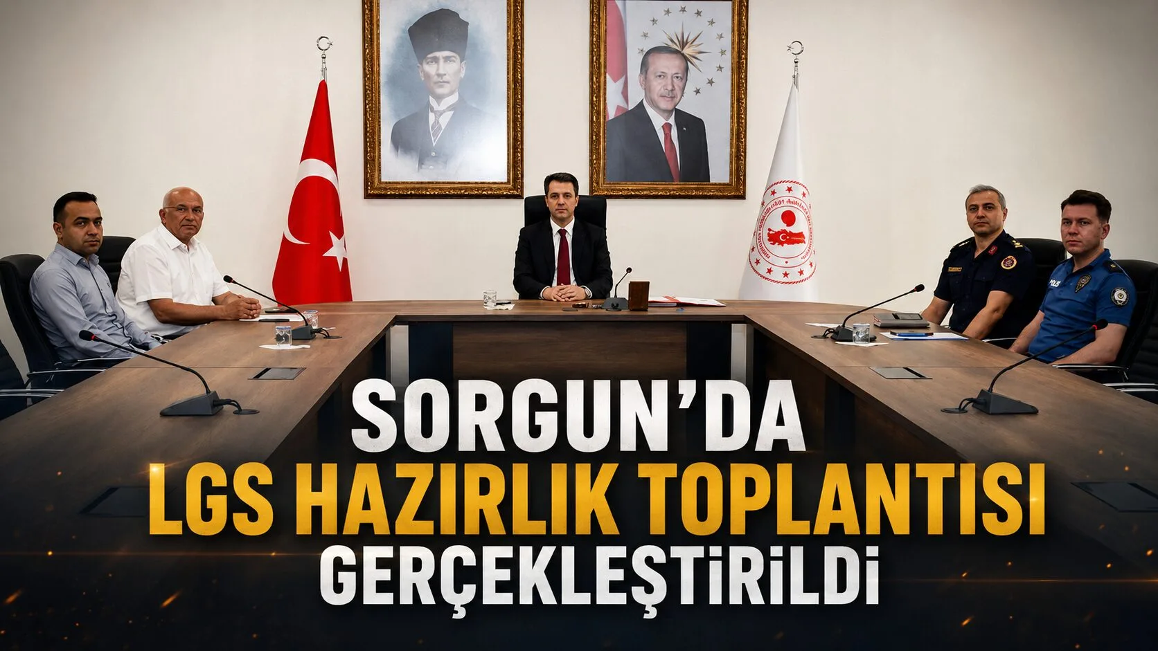 Yozgat'ın Sorgun ilçesinde, Liselere Geçiş Sistemi (LGS) sınavı için hazırlık