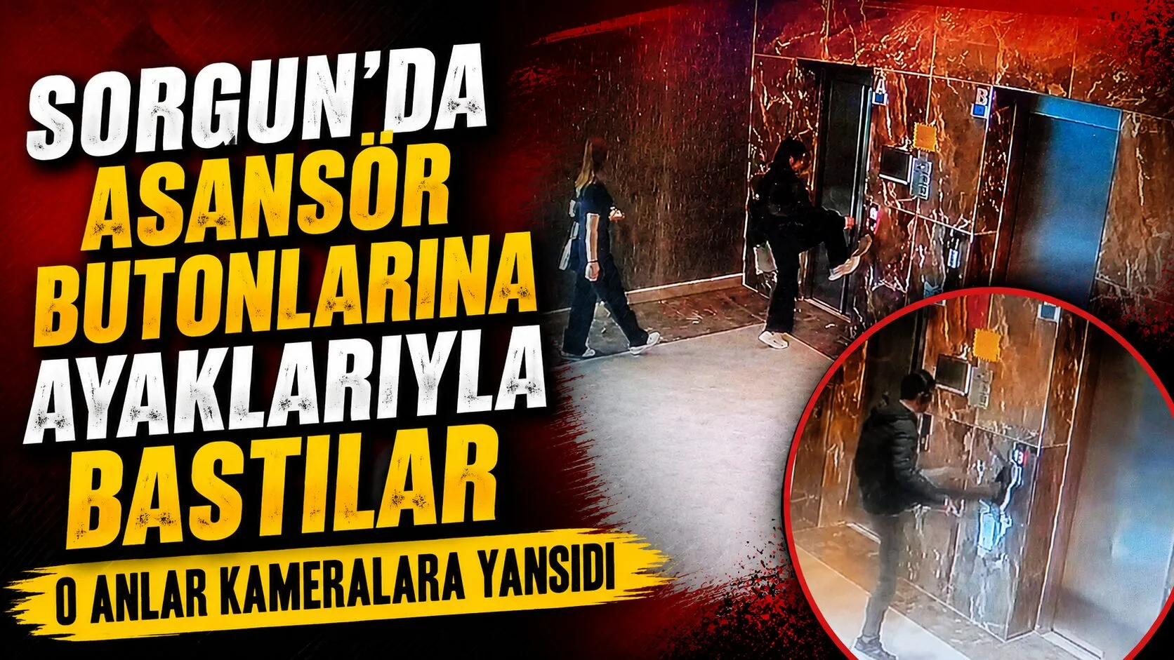 Yozgat’ın Sorgun ilçesinde bir apartmanın asansöründe kaydedilen görüntüler, bina sakinlerinin