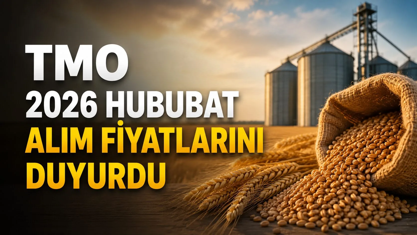 Toprak Mahsulleri Ofisi (TMO), 2026 yılı için hububat alım ve