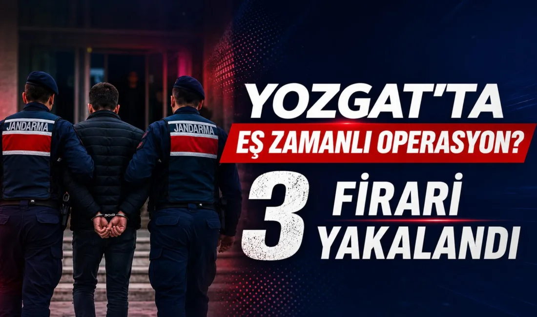 Yozgat İl Jandarma Komutanlığı, adaletten kaçan firarilerin yakalanmasına yönelik il