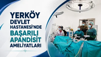 Yozgat'ın Yerköy ilçesindeki hastaneye karın ağrısı şikayetiyle başvuran iki hastaya,