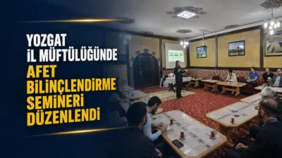 Yozgat İl Müftülüğü, Afet ve Acil Durum İl Müdürlüğü tarafından