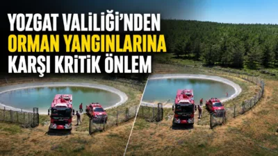 Yozgat Valiliği, orman yangınlarıyla mücadele kapsamında il genelinde 600 ton