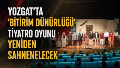 Yozgat'taki "Bitirim Dünürlüğü" tiyatro oyunu, ilk gösteriminde büyük ilgi gördükten