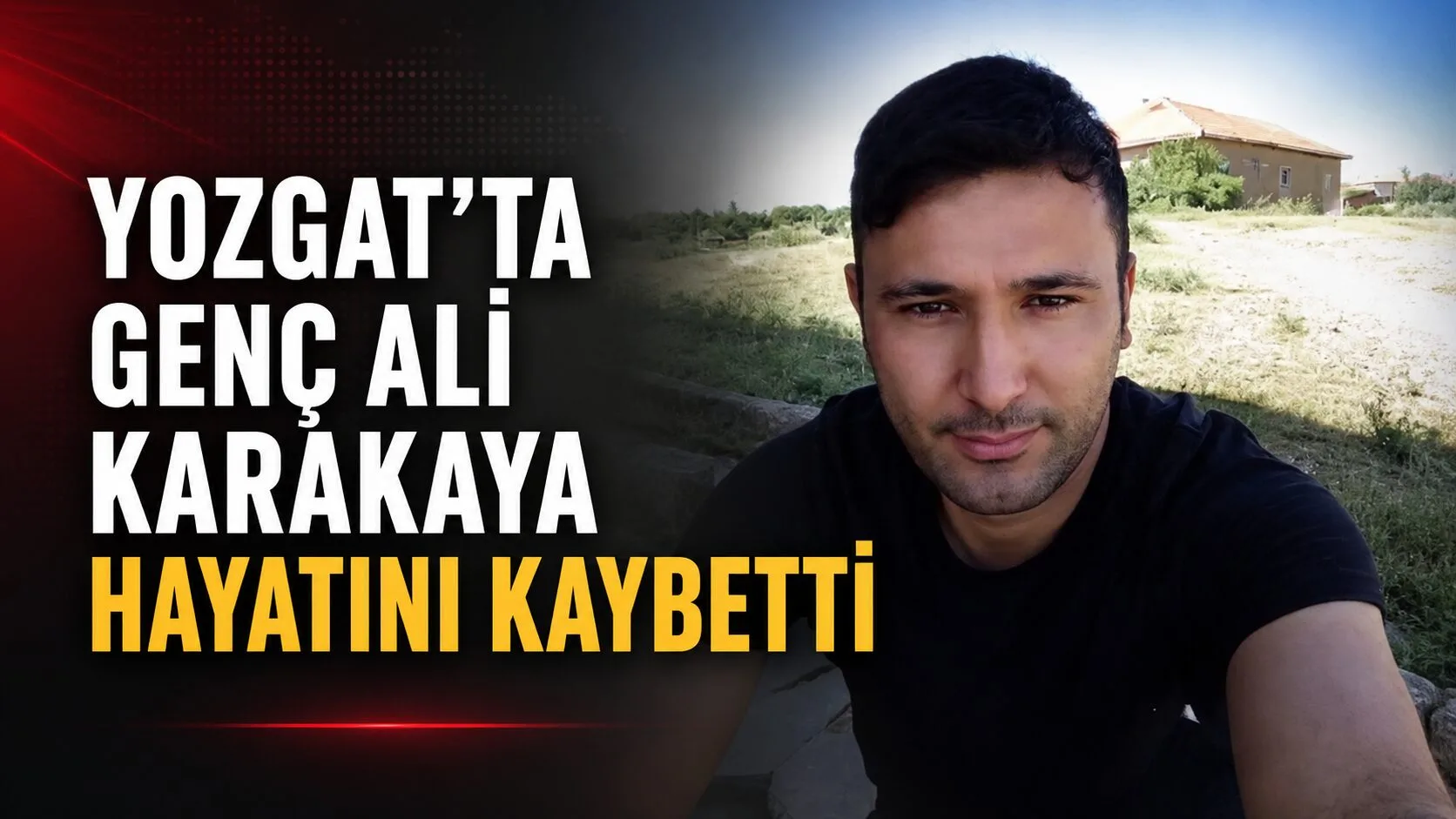 Yozgat’ın Kadışehri ilçesinde yaşayan  genç Ali Karakaya, ani bir