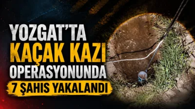 Yozgat'ın Yerköy ilçesinde, tarihi eser ve altın bulmak amacıyla kaçak