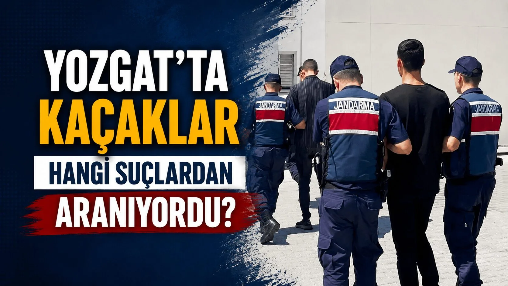 Yozgat İl Jandarma Komutanlığı, adli makamlarca aranan iki şahsı yakalayarak